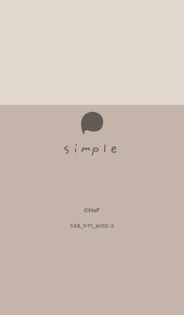 [LINE着せ替え] 548.11_ベージュ3 ブラウン2-3の画像1