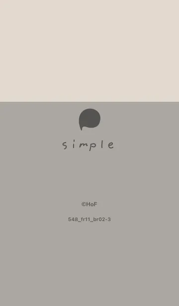 [LINE着せ替え] 548.11_スモーキーアッシュ ブラウン2-3の画像1