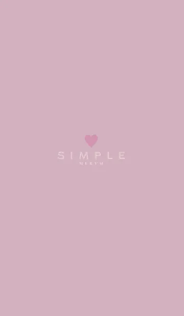 [LINE着せ替え] DUSKY PINK.SIMPLE 16の画像1