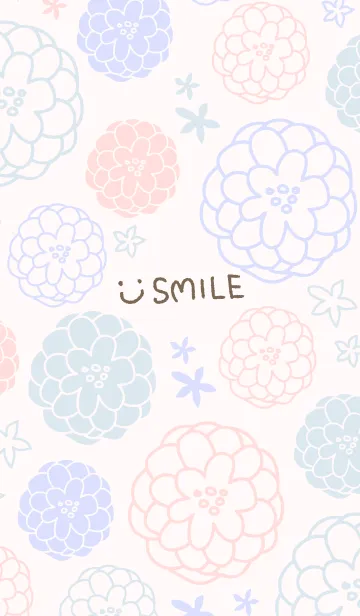 [LINE着せ替え] 手書き お花 ほんわか29の画像1