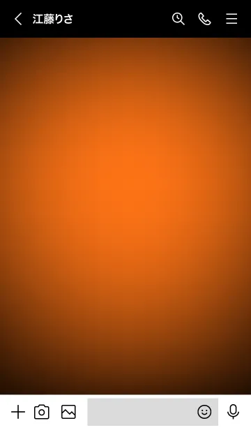 [LINE着せ替え] Pumpkin Orange Theme Vr.3 (JP)の画像3