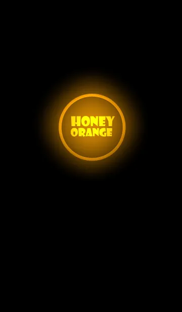 [LINE着せ替え] Honey Orange Neon Theme Ver.2 (JP)の画像1