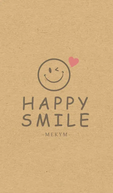 [LINE着せ替え] HAPPY SMILE KRAFT -LOVE- 40の画像1