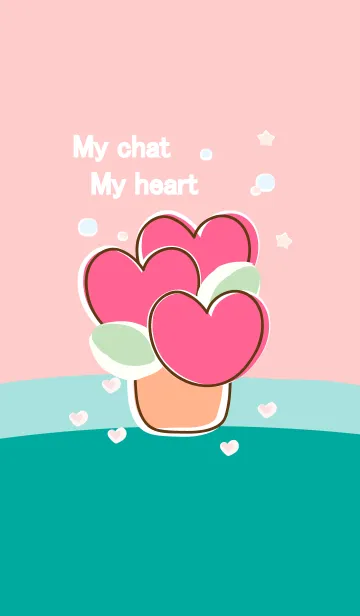 [LINE着せ替え] My chat my heart flower 67の画像1