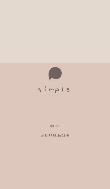 [LINE着せ替え] a48_14_ベージュ ブラウン2-9の画像1