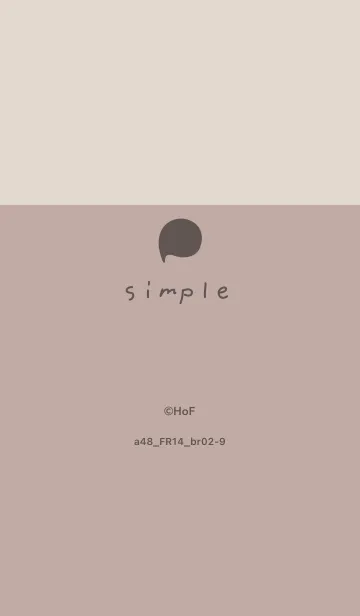 [LINE着せ替え] a48_14_ベージュ2 ブラウン2-9の画像1