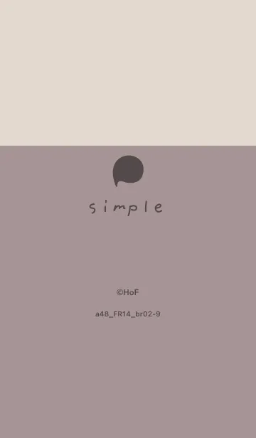 [LINE着せ替え] a48_14_ショコラ ブラウン2-9の画像1