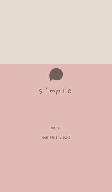 [LINE着せ替え] N48_13_ピンク ブラウン2-9の画像1