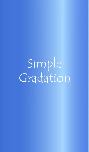 [LINE着せ替え] Simple Gradation -GlossyBlue 9-の画像1