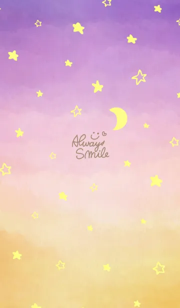 [LINE着せ替え] 三日月と星ときれいなお空8の画像1