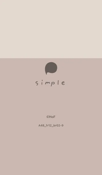 [LINE着せ替え] A48.12_ベージュ2 ブラウン2-9の画像1