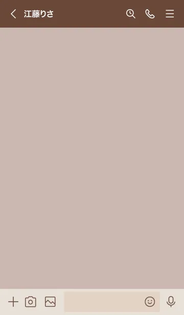 [LINE着せ替え] A48.12_ベージュ2 ブラウン2-9の画像3