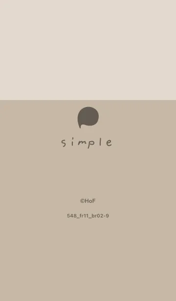 [LINE着せ替え] 548.11_ベージュ4 ブラウン2-9の画像1