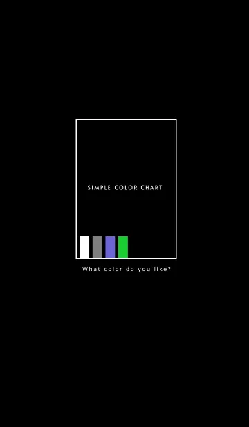 [LINE着せ替え] シンプル カラー チャート 12の画像1