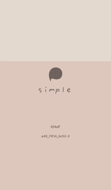 [LINE着せ替え] a49_14_ベージュ ブラウン2-3の画像1
