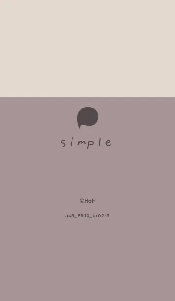 [LINE着せ替え] a49_14_ショコラ ブラウン2-3の画像1