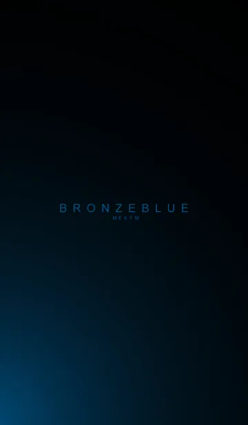 [LINE着せ替え] BRONZEBLUELIGHT -MEKYM-の画像1