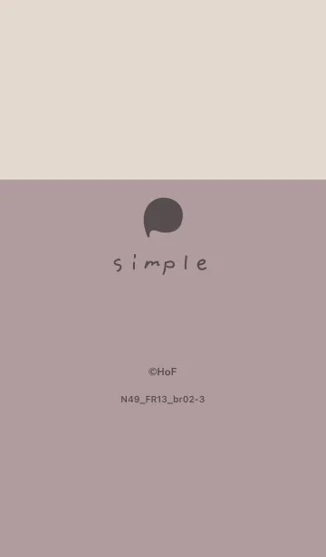 [LINE着せ替え] N49_13_ショコラ ブラウン2-3の画像1