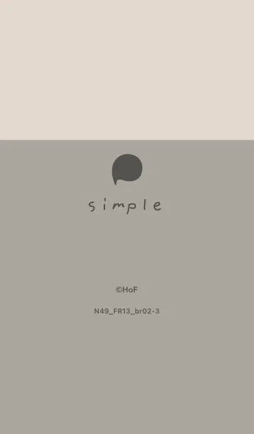 [LINE着せ替え] N49_13_スモーキーアッシュ ブラウン2-3の画像1