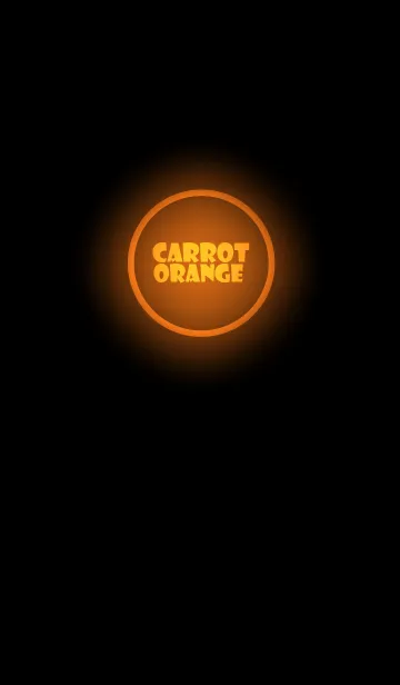 [LINE着せ替え] Carrot Orange  Neon Theme Ver.2 (JP)の画像1