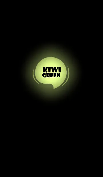 [LINE着せ替え] Kiwi Green In Black Vr.7 (JP)の画像1