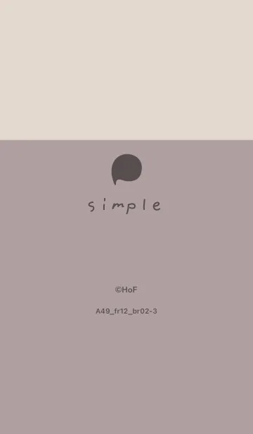 [LINE着せ替え] A49.12_ショコラ ブラウン2-3の画像1