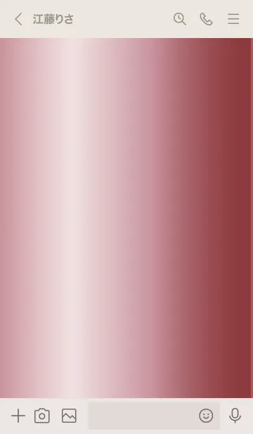 [LINE着せ替え] Simple Gradation -GlossyPink 10-の画像3