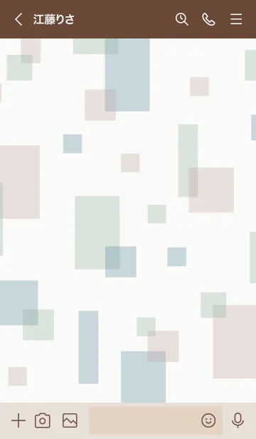 [LINE着せ替え] おしゃれ四角19の画像3