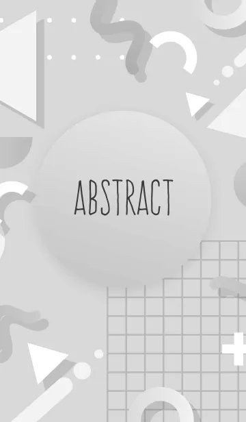 [LINE着せ替え] Abstract Gradient Grayscale 2の画像1