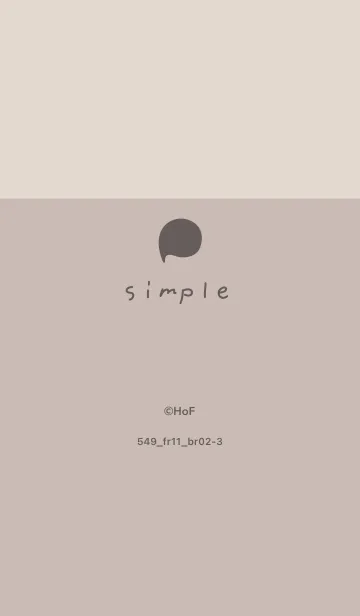 [LINE着せ替え] 549.11_ベージュ2 ブラウン2-3の画像1