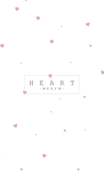 [LINE着せ替え] HEART-Pink MEKYM 15の画像1