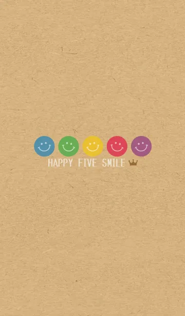 [LINE着せ替え] HAPPY FIVE SMILE.CROWN 12の画像1