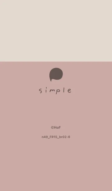 [LINE着せ替え] n49_15_ピンク ブラウン2-6の画像1