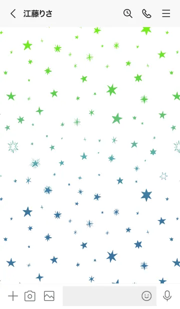 [LINE着せ替え] ミニ スターズ 02の画像3