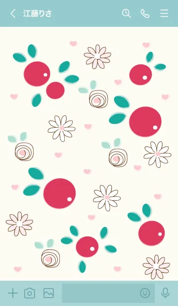 [LINE着せ替え] Lovely cherry 32 ^^の画像3