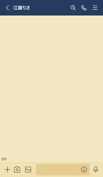 [LINE着せ替え] 大人かわいいリボン2＊ネイビーの画像3