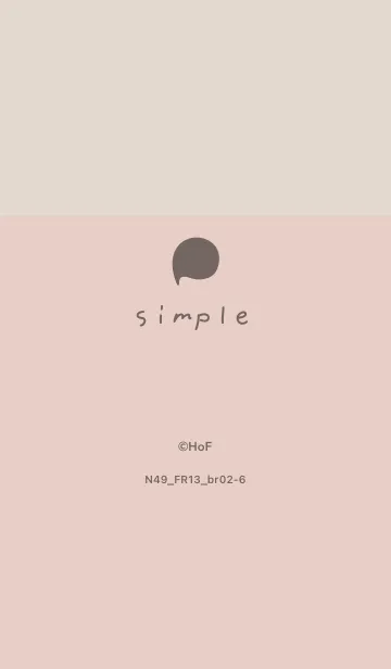 [LINE着せ替え] N49_13_ベージュ ブラウン2-6の画像1