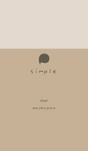 [LINE着せ替え] N49_13_ベージュ4 ブラウン2-6の画像1
