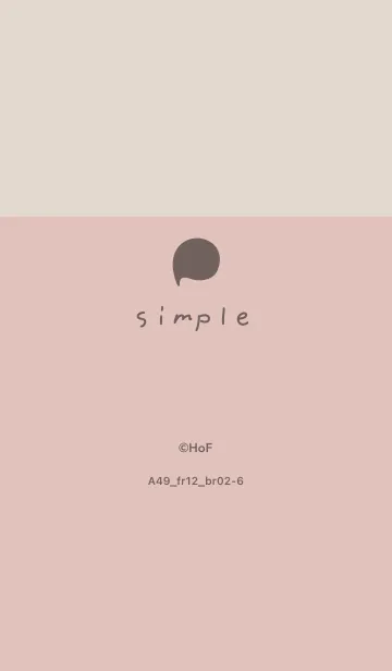 [LINE着せ替え] A49.12_ピンク ブラウン2-6の画像1