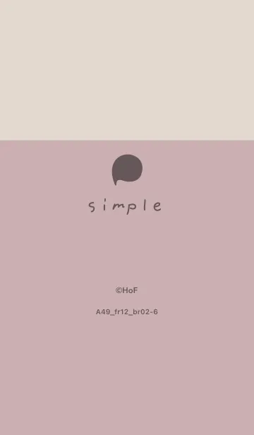 [LINE着せ替え] A49.12_ピンク2 ブラウン2-6の画像1