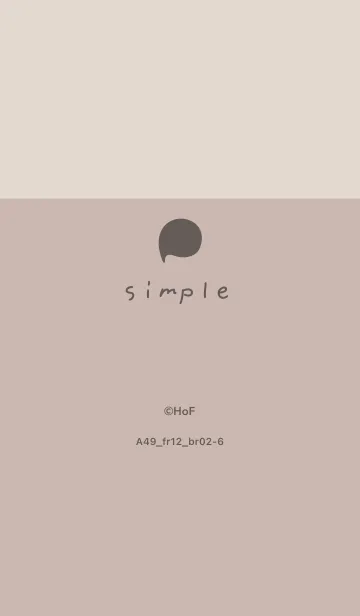 [LINE着せ替え] A49.12_ベージュ2 ブラウン2-6の画像1