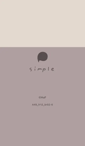 [LINE着せ替え] A49.12_ショコラ ブラウン2-6の画像1