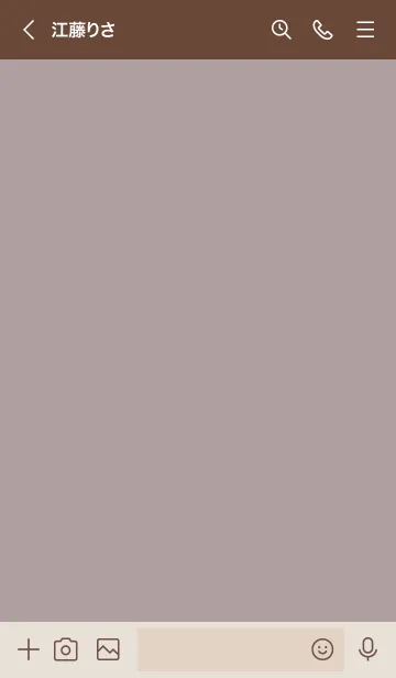 [LINE着せ替え] A49.12_ショコラ ブラウン2-6の画像3