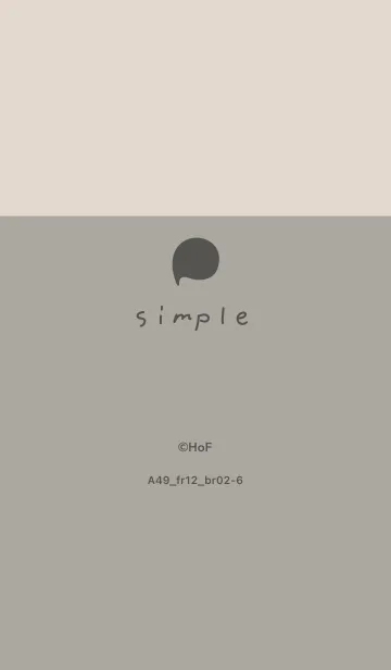 A49.12_スモーキーアッシュ ブラウン2-6のLINE着せ替え