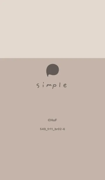 [LINE着せ替え] 549.11_ベージュ3 ブラウン2-6の画像1