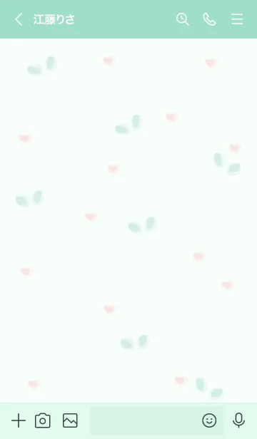 [LINE着せ替え] Lovely flowers version cartoon 9の画像3