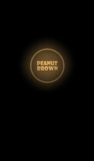[LINE着せ替え] Peanut Brown Neon Theme Ver.2 (JP)の画像1