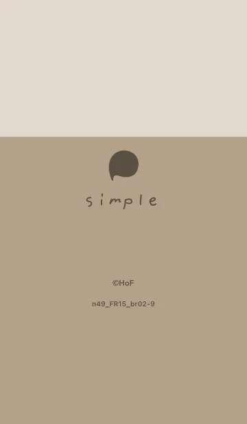 [LINE着せ替え] n49_15_ベージュ4 ブラウン2-9の画像1