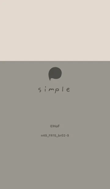 [LINE着せ替え] n49_15_スモーキーアッシュ ブラウン2-9の画像1