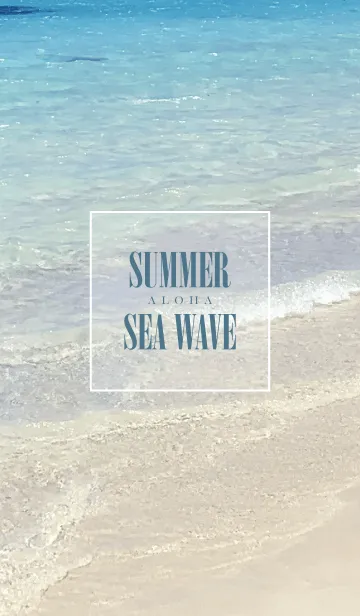 [LINE着せ替え] SUMMER BLUE SEA WAVE 16 -HAWAII-の画像1